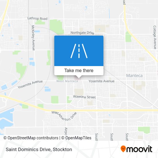 Saint Dominics Drive map