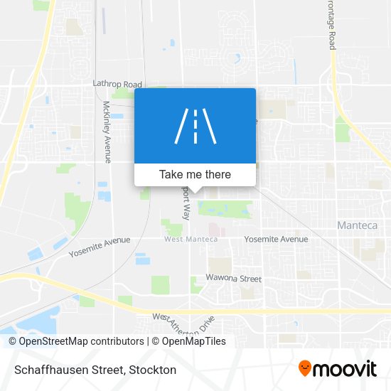 Mapa de Schaffhausen Street