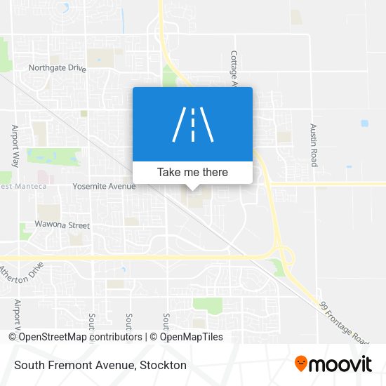 South Fremont Avenue map