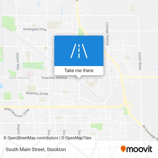 South Main Street map