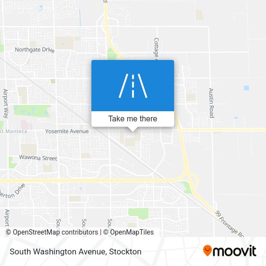Mapa de South Washington Avenue