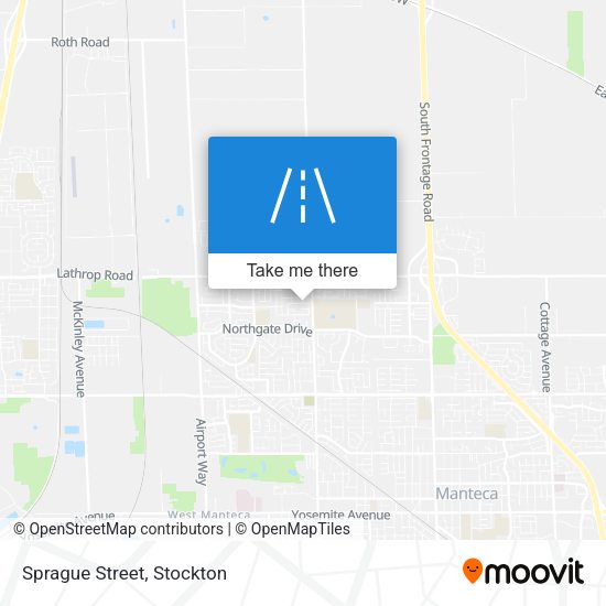 Mapa de Sprague Street