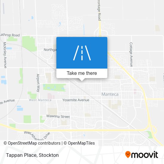 Tappan Place map