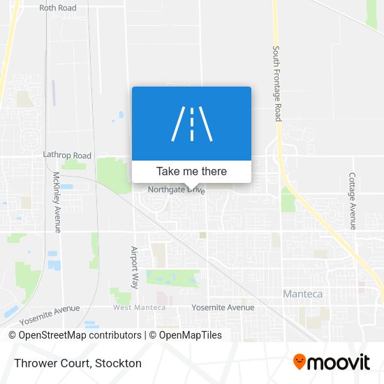 Mapa de Thrower Court