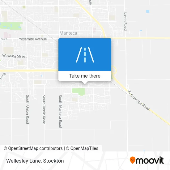 Wellesley Lane map