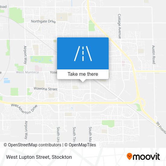 West Lupton Street map