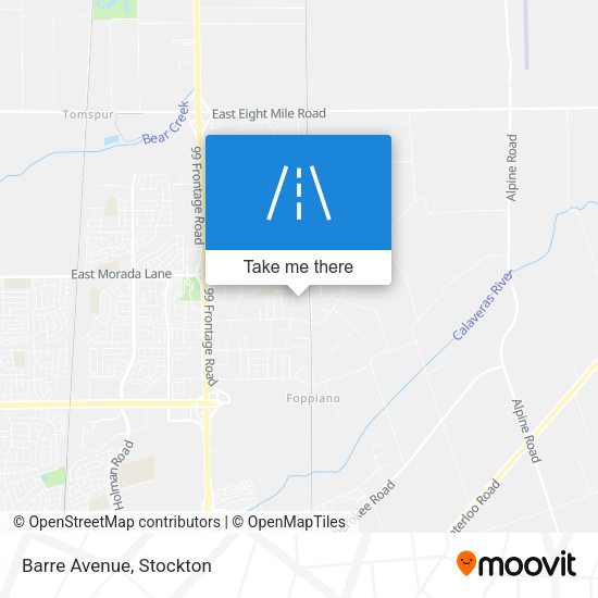 Mapa de Barre Avenue