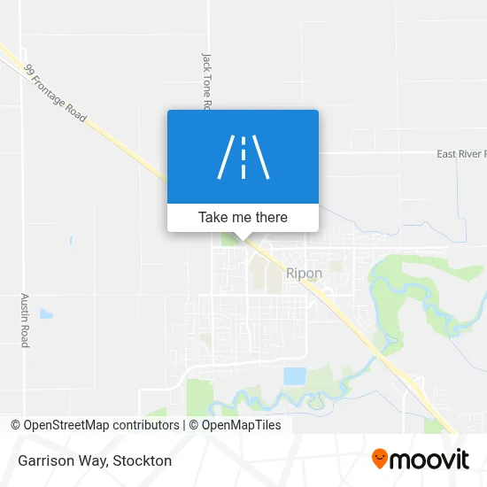 Garrison Way map