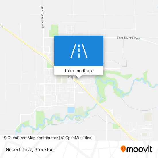 Gilbert Drive map