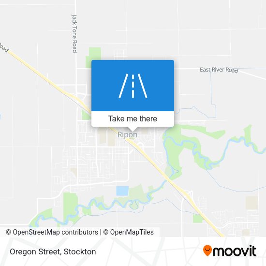 Mapa de Oregon Street