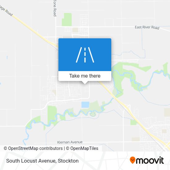 South Locust Avenue map