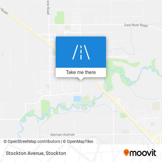 Mapa de Stockton Avenue