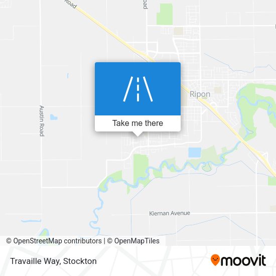 Mapa de Travaille Way