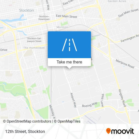 Mapa de 12th Street