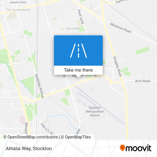 Mapa de Alitalia Way