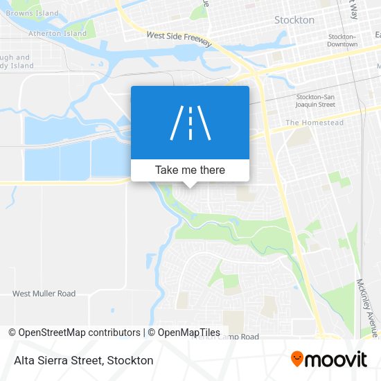 Alta Sierra Street map