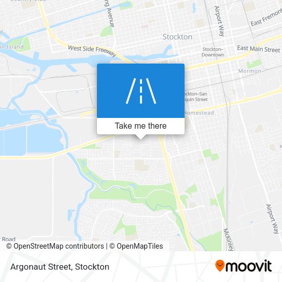 Mapa de Argonaut Street