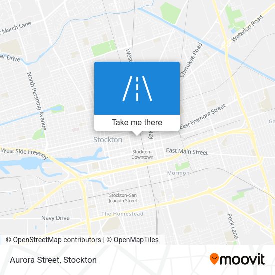 Mapa de Aurora Street