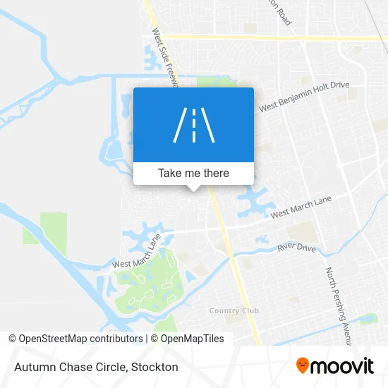 Autumn Chase Circle map