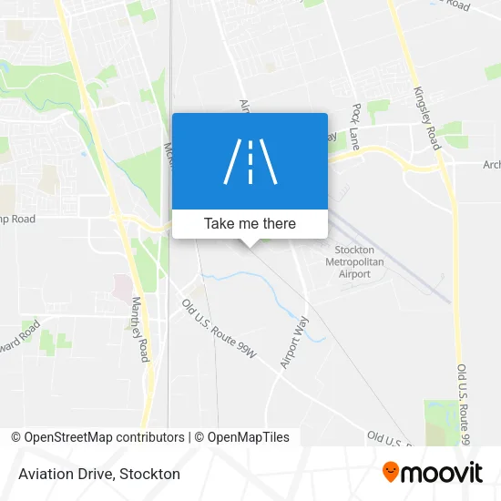 Aviation Drive map
