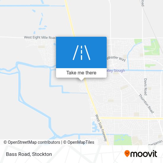 Mapa de Bass Road