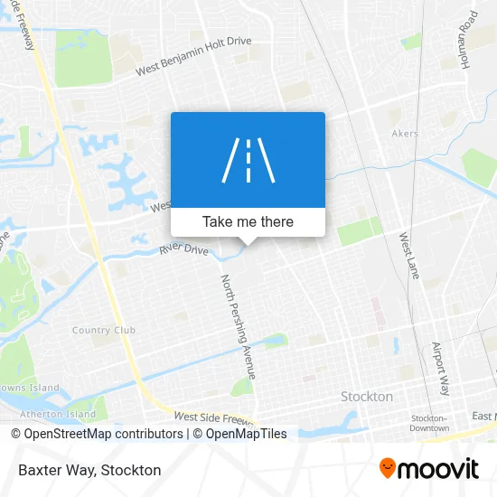 Baxter Way map