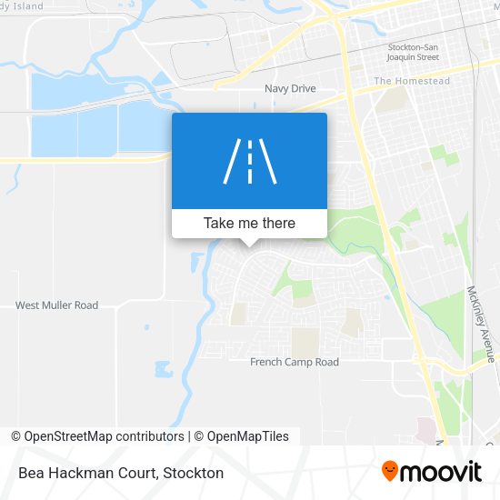 Bea Hackman Court map