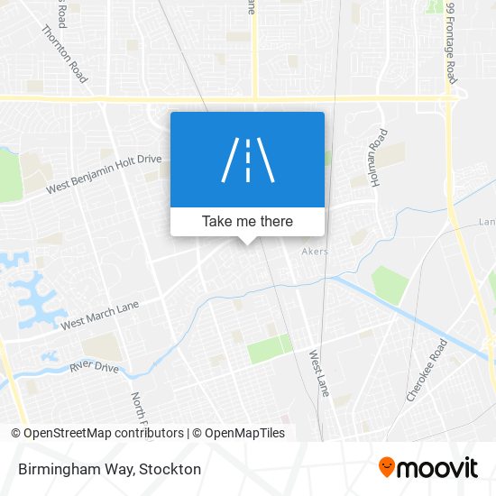 Mapa de Birmingham Way