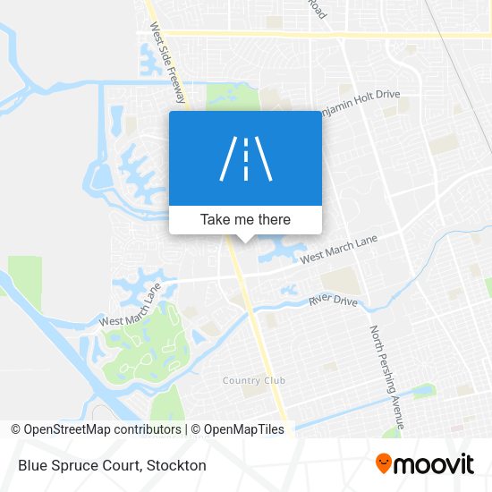 Blue Spruce Court map