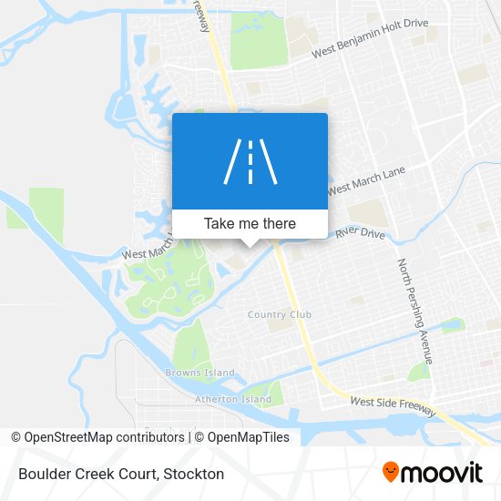 Boulder Creek Court map