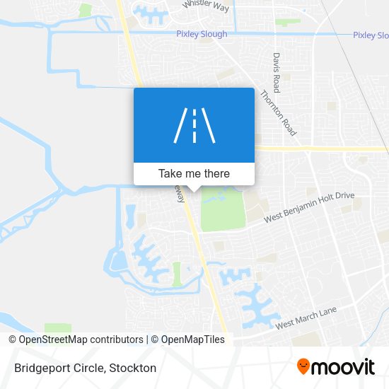 Bridgeport Circle map