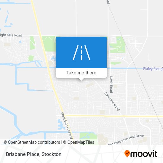 Mapa de Brisbane Place