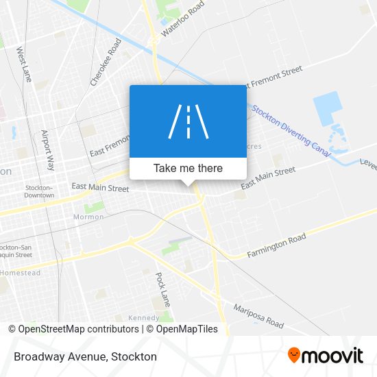 Mapa de Broadway Avenue