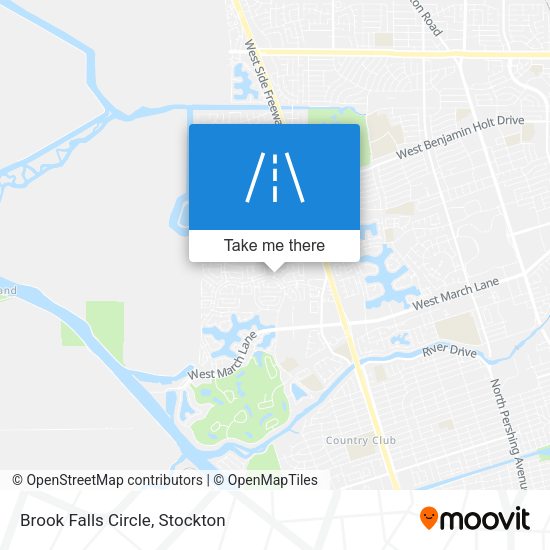 Brook Falls Circle map