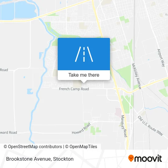 Mapa de Brookstone Avenue