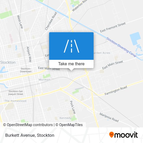 Mapa de Burkett Avenue
