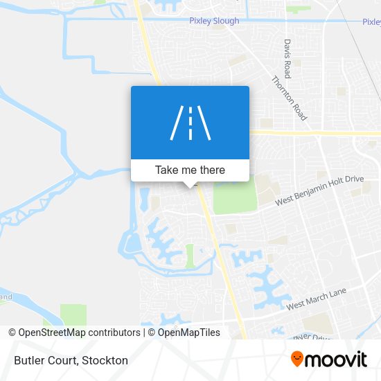 Mapa de Butler Court