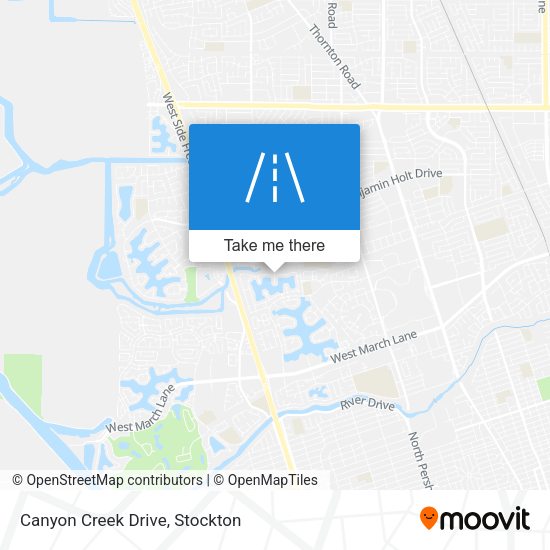 Canyon Creek Drive map