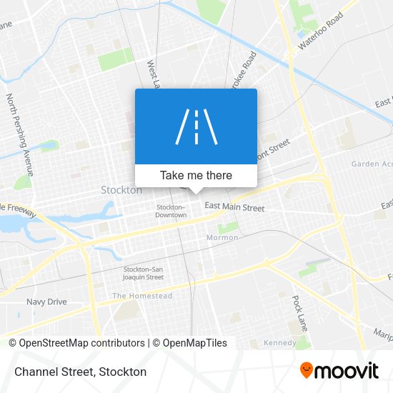 Mapa de Channel Street