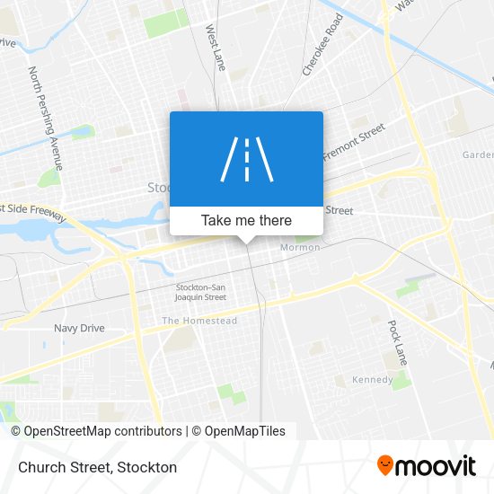 Mapa de Church Street