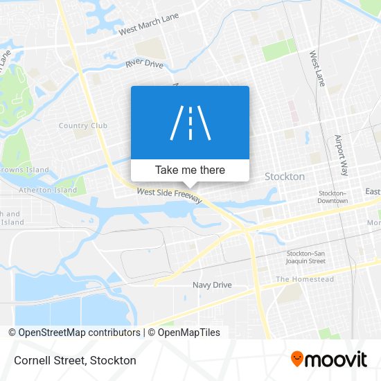 Mapa de Cornell Street