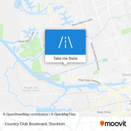 Country Club Boulevard map