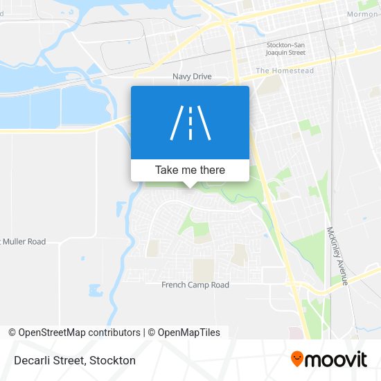 Mapa de Decarli Street