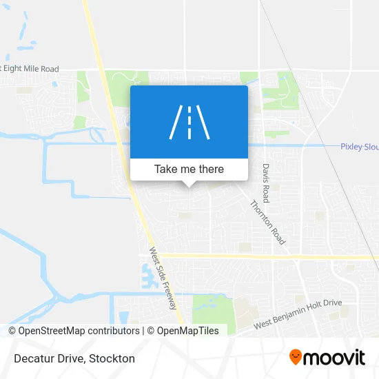 Decatur Drive map