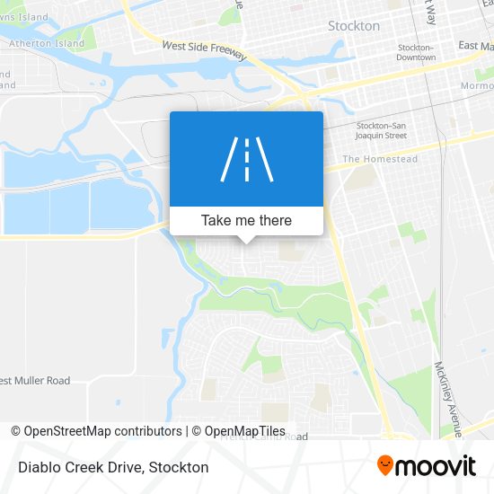 Mapa de Diablo Creek Drive