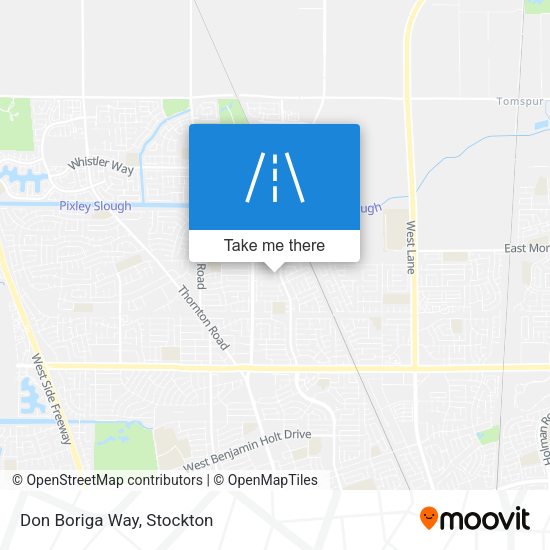 Mapa de Don Boriga Way