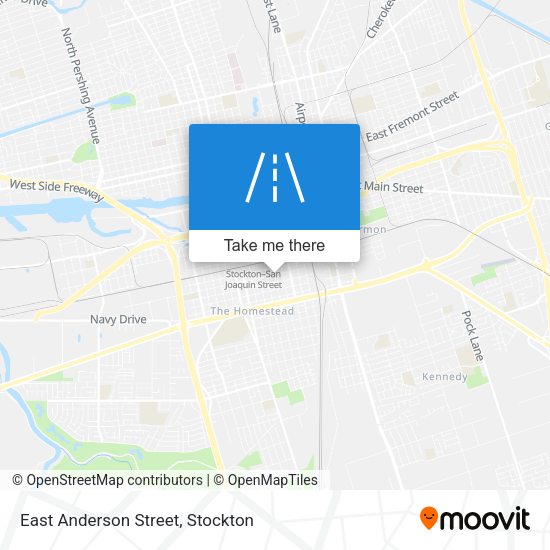 Mapa de East Anderson Street