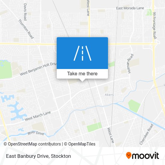 East Banbury Drive map