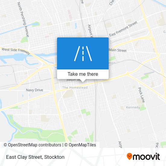 Mapa de East Clay Street