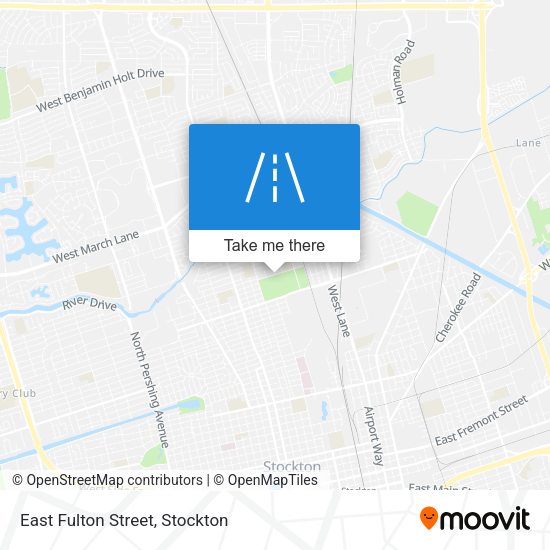 East Fulton Street map